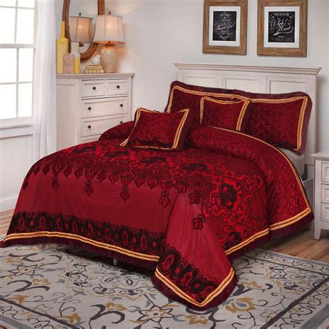 Buy Online Red Bed Set
